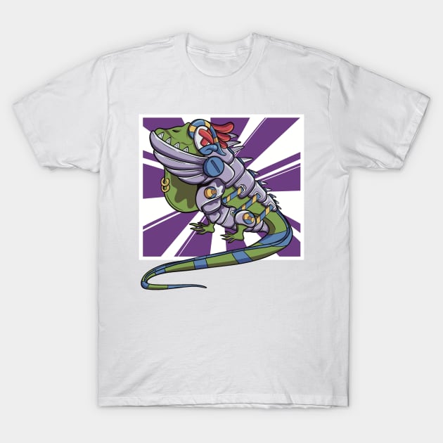 Iguana T-Shirt by Molukis_illustration